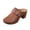 Brown, variant on SBYOJLPB Sandals for Women Fashionable Casual Spring And Summer Sandals Solid Color Closed-Toe High Heels Heel Sandals