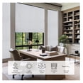 thumbnail image 2 of Cordless 1" Aluminum Mini Blind 71" Wide x 60" Long, White, Room Darkening Metal Indoor Window Blinds for Home and Office, 2 of 6