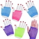 thumbnail image 1 of Guantes de neón para niños, juego de 12, guantes de rejilla para la muñeca, suministros perfectos para fiestas de neón, excelentes accesorios de Halloween, obsequios para fiestas de, 1 of 6