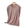 thumbnail image 5 of NTACZA Ladies Tank Tops Casual Round Neck Padded Sleeveless Womens Tops, 5 of 5