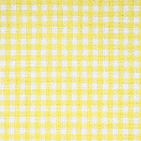 Burlington Small Storage Basket Liners, Yellow Gingham