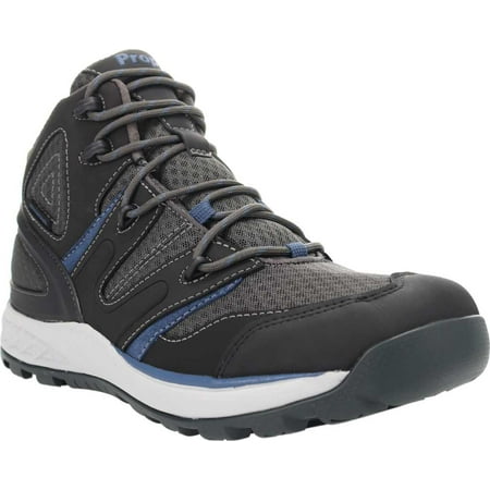 

Men s Propet Veymont Waterproof Hiking Boot Grey/Blue Suede/Nubuck/Mesh