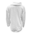 thumbnail image 6 of Wdgfv Acrylic Pullover Sweater Women Fall Winter Women Pullover Sweater Casual Soft Knitted Long Sleeve Outerwear with Side Zipper Collar for Daily, 6 of 6