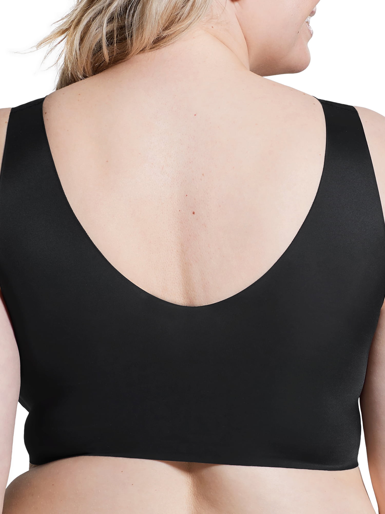 Cotton Full Figure V Neck Wireless Bra, Black, Size: 32 B at Rs 55/piece in  Kanpur