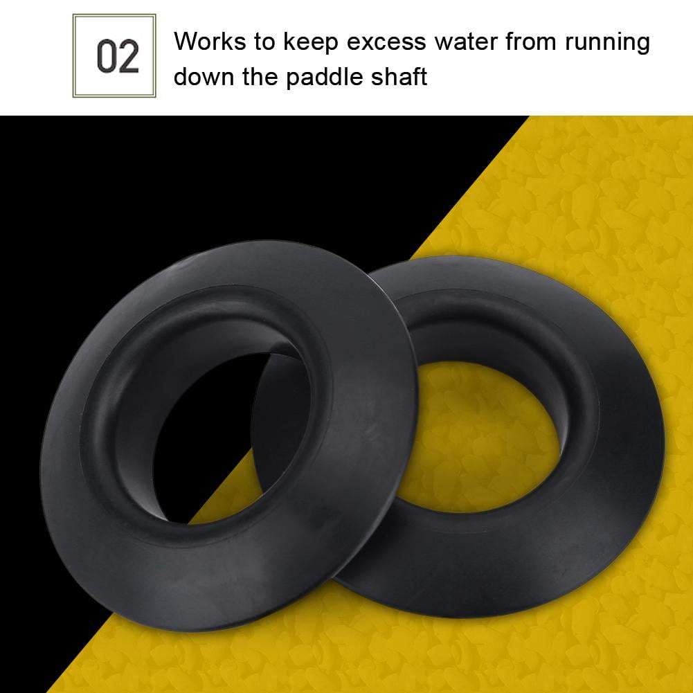 YLSHRF Rubber Drip Rings, Kayak Paddle Drip Rings,4Pcs Durable