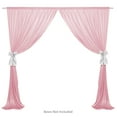 thumbnail image 2 of Lann's Linens Set of 2 Photography Backdrop Curtains, 5ft x 10ft Pink Wedding Photo Background, 2 of 7