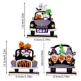 thumbnail image 4 of Halloween Decorations Wood Signs Pumpkin Dwarf Table Centerpiece Halloween Table Decor For Home Living Room Decor, 4 of 9