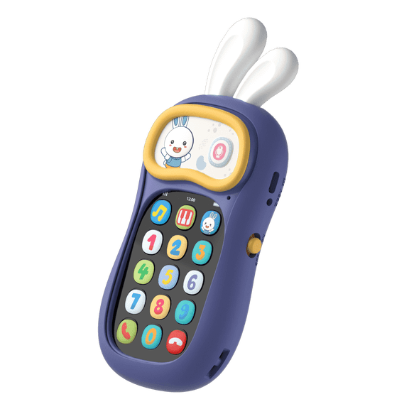 alilo My First Mobile Phone, Kids Toy Phone with Soft Silicone, Voice Changer, Music & Sounds, Long Battery, and Portable Lanyard