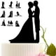 thumbnail image 4 of Kearding Silueta del novio, novia, Día de San Valentín, decoración para tarta, amor, boda, amor, boda, cumpleaños, aniversario, decoración Kits de decoración para fiestas 2, 4 of 6