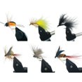 thumbnail image 3 of 30 unidades de señuelos de pesca con mosca con cabeza de material acero, paquete de moscas , equipo de pesca con mosca de trucha Sharpla Moscas de pesca con mosca Cebo, 3 of 8
