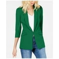 thumbnail image 2 of INC International Concepts Women's Classic Fit Blazer Green Size Petite Medium, 2 of 3