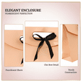 thumbnail image 2 of 5 Pcs Pink Pearlescent Paper Envelopes Gift Box Set, 13.8 x 9.1 x 3.1 in / 35 x 23 x 8 cm Silky Scarf Packing Bag with Bow Ribbon, Elegant Embossed Gift Box for Weddings, Birthdays, 2 of 7