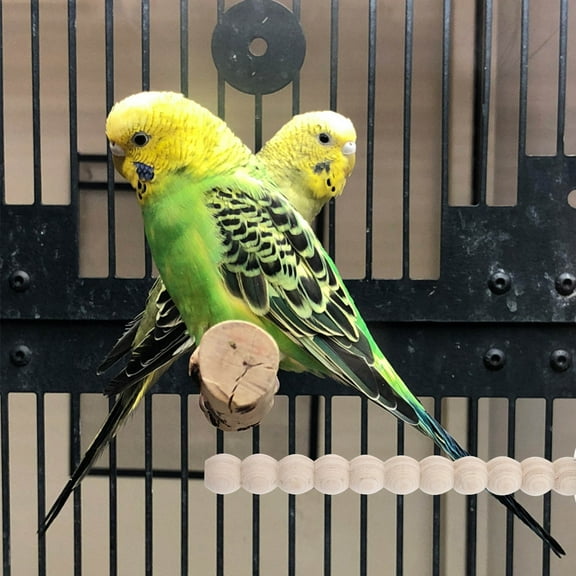 BESTYASH Bird Standing Stick Scratching Stick Wood 1 Set