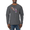 Charcoal, variant on Rainbow Trippy Psychedelic Parrot Animal Lover Mens Long Sleeve Shirt