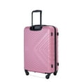 thumbnail image 6 of 3 Piece Luggage Sets,Suitcases with Wheels TSA Lock,ABS Lightweight Suitcase with Two Hooks, 20/24/28,Pink, 6 of 7