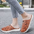 thumbnail image 4 of POLERO Orange Spider Web Womens Slip On Mules Shoes Mesh Breathable Slip-on Clogs Loafers Slip On Fashion Sneakers Close Toe House Slippers Halloween Party, 4 of 7