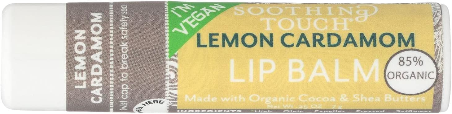 (Pack Of 24) Soothing Touch Lip Balm Lemon Cardamom 0.25 Oz