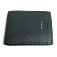 thumbnail image 1 of Pre-Owned FENDI Selleria Bi-fold Wallet Grey 7M0194 O72 F0L6B Men's, 1 of 9