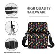 thumbnail image 7 of FUIALDOLG Christmas String Lights Print Shoulder Bags Polyester Crossbody Bags for Women, Zipper Lightweight Single Shoulder Bag, 7 of 7