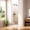 Brushed Nickel, variant on WinZo 27-28" W ×72" H Frameless Pivot Shower Door, Pivot Swing Shower Glass Doors with 1/4"(6mm) SGCC Clear Tempered Glass,Explosion-Proof Film, Reversible Installation, Brushed Nickel