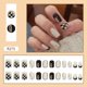 thumbnail image 1 of 24P Cute Childlike Rainbow Nail Art Cubierta completa Uñas postizas artificiales Usar uñas postizas reutilizables Prensa de bailarina en Nail Art Dengxun unisex, 1 of 2
