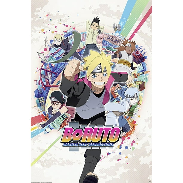 Boruto Naruto Next Generation Tv Show Poster Boruto Friends Size 24 X 36 Poster Poster Strip Set Walmart Com Walmart Com