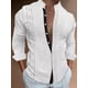 thumbnail image 3 of Camisa Casual De Manga Larga Estampada Para Hombre, 3 of 6