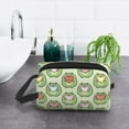 thumbnail image 6 of Honeii Cute Chubby Frog Print Multi-Purpose Storage Bag,Hanging Dopp Kit,Small Toiletry Bag for Traveling for Toiletries, Makeup, and Small Essentials, 6 of 7
