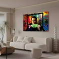 thumbnail image 3 of Wolf of Wall Street Abstract Pastel Black Floating Canvas Poster Bedroom Decor Sports Landscape Office Room Decor Gift,Frame-style,24x36inch(60x90cm), 3 of 8