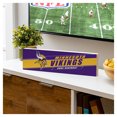 thumbnail image 4 of Minnesota Vikings 5" x 18" Shadow Logo Wood Mantle Sign, 4 of 4