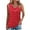 Red1, variant on fatyb Womens Tank Tops Ruffle V Neck Sleeveless Tunic Shirts Print Summer Casual Blouses Loose Tee