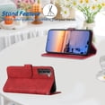thumbnail image 4 of S22 Case Wallet 2022, for Galaxy S22 Case,[Wrist Strap][Card Holder Slots][Kickstand] Premium PU Leather S22 Phone Cases Flip Cover  Protective for Samsung Galaxy S22 Case (Red), 4 of 14