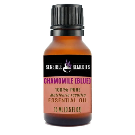 Sensible Remedies Chamomile (Blue) 100% Therapeutic Grade Essential Oil, 15 mL (0.5 fl oz)