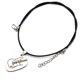thumbnail image 5 of Guitar Pick Necklace Black PU Leather Cord Music Lovers Necklace 52x3.2x1.8cm Gift Fashion Accessory 1Set, 5 of 5