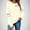 Beige, variant on HWRETIE Oversized Hoodies for Women,Women's Halloween Round Neck Printed Sweatshirt Long Sleeve Loose Fit Pullover Hoodie Casual Holiday Fall Top Red