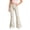 C632 Khaki, variant on CONZONE Flared Pants for Little Girls Plaid Print Girls Bootcut Pants Mid Waist Lightweight Fall School Trousers with Pockets Size 5-6 Years