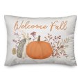 thumbnail image 2 of Creative Products Welcome Fall Hedgehog 20 x 14 Spun Poly Pillow, 2 of 3