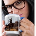 thumbnail image 2 of 3drose, Le Moulin De La Galette by Vincent Van Gogh, 11oz Two-tone Blue Mug, 2 of 6