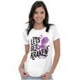 thumbnail image 4 of Lets Get Kraken Nautical Octopus Womens Fitted Plus Size Graphic Tee Brisco Brands 2X, 4 of 5