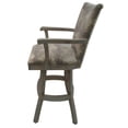 thumbnail image 3 of Tobias Designs 30" Swivel Solid Wood Bar Stool in Mountain Brown, 3 of 3