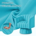 thumbnail image 4 of Korser 360° Swivel Accent Chair with Velvet Upholstered Swivel Barrel Chairs for Living Room, Bedroom,Teal, 4 of 8