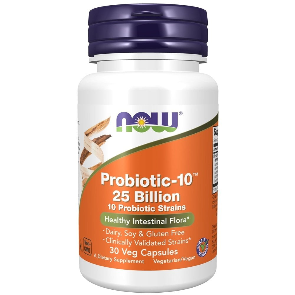 NOW Foods - Probiotic-10 25 Billion CFU - 30 Vegetable Capsule(s)