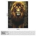thumbnail image 4 of COMIO  Bible Verse Blanket Biblical Gifts for Women Christian Gifts Lion Prayer Religious Throw Blankets for Couch Sofa Bed Warm Gifts, 4 of 6