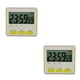 thumbnail image 4 of Kearding Temporizador de cocina de 24 horas Dormitorio Cocina Pantalla digital Cuenta regresiva Alarma Parrilla Cronómetro electrónico Verde Verde 2Conjunto, 4 of 6