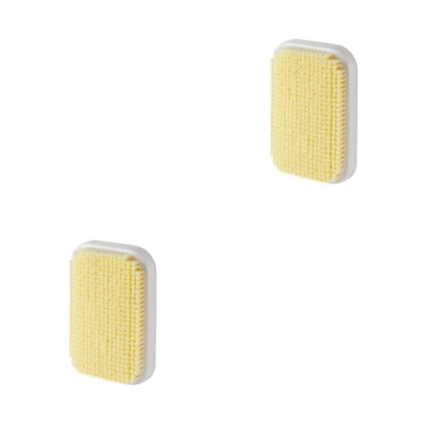 Wosthever Cepillo para frotar el cuerpo, ducha, exfoliante, baño, baño, cepillos para lavar, eliminación de manchas, alfombrilla 2Conjunto