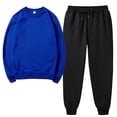 thumbnail image 2 of Ensemble de Sport Décontracté pour Femmes, Pull à Col Rond Uni, 2 of 4