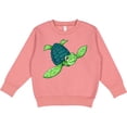 thumbnail image 2 of Inktastic Sea Turtle with Swirls Toddler Sweatshirt, 2 of 4