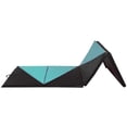thumbnail image 3 of Ainfox 4'x10'x2" Thick Foldable Gymnastics Yoga Mats for Excise Fitness Pink and Purple Splicing(Black-Blue), 3 of 10
