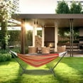 thumbnail image 5 of SUGIFT 2-Person Hammock with Space Saving Steel Stand and Portable Carrying Bag, 48"W x 120" L, Red, 5 of 7