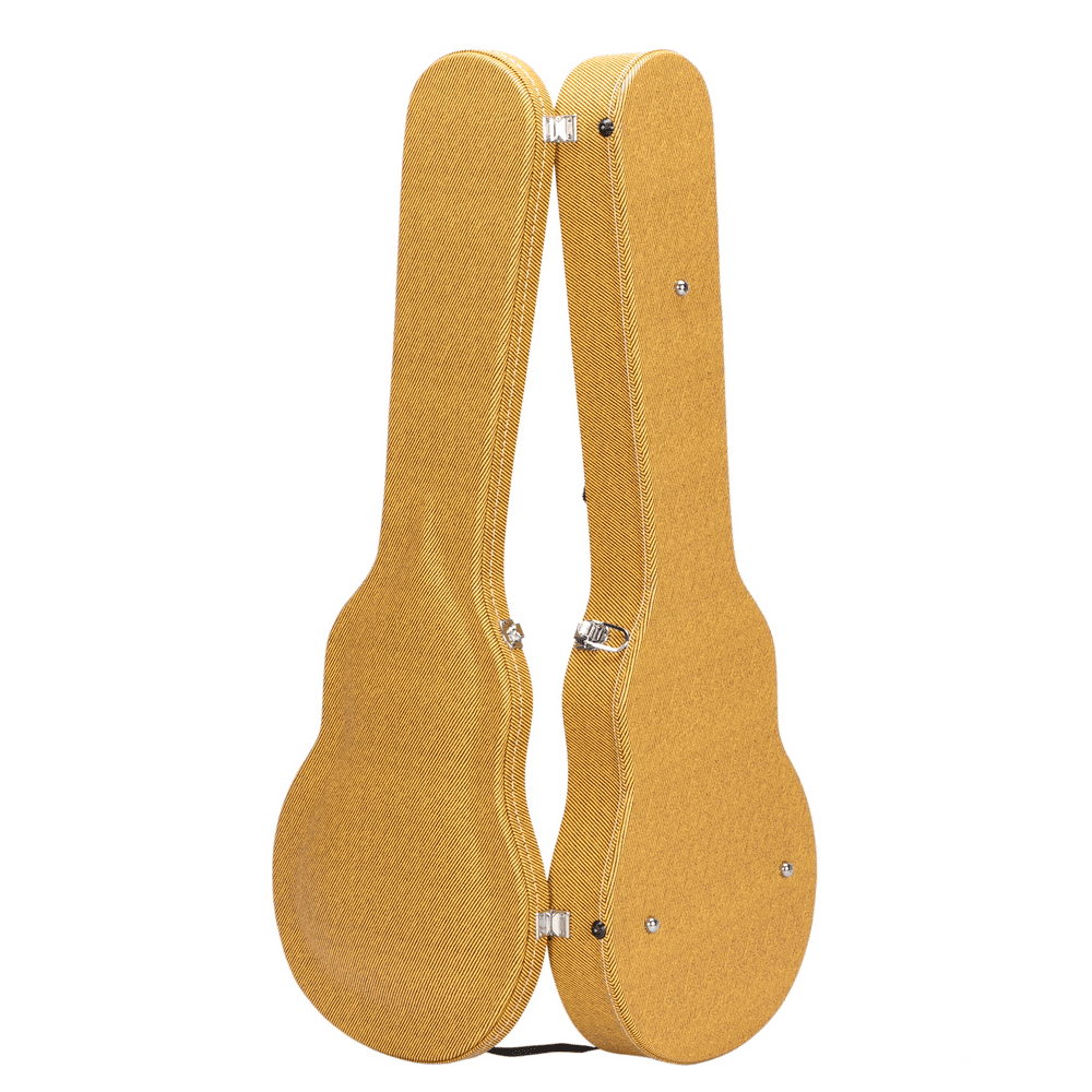 Tcbosik Electric Guitar Hard Case, Hard-Shell Protective Carrying Case with Lock for GLP Style, Yellow